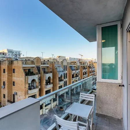 Lovely 3br With 2 Private Balcony & Sofa Bed By 360 Estates Appartement St. Paul's Bay